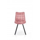 Стул HALMAR K332 розовый/черный